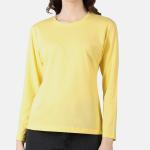 Butter Yellow Sleeve T-Shirt By Fashion Wild